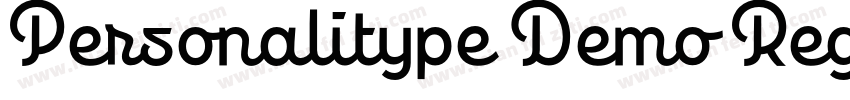 Personalitype Demo Regular Regular字体转换